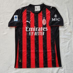 AC Milan Modric #14 Puma New Jersey Home Black Red Away Shirt Men’s